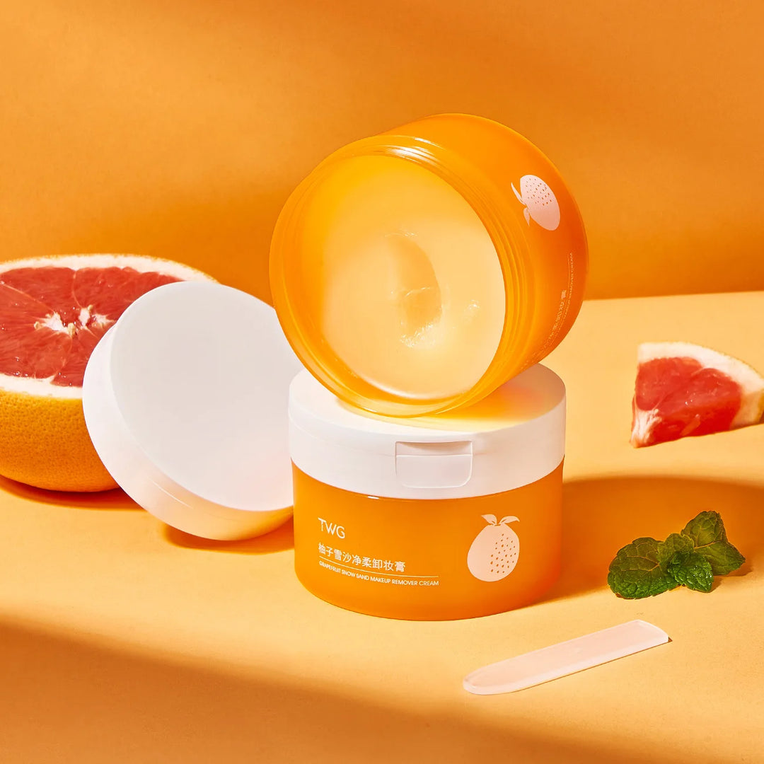Peach/grapefruit/avocado multi-functional makeup remover for eyes and lips
