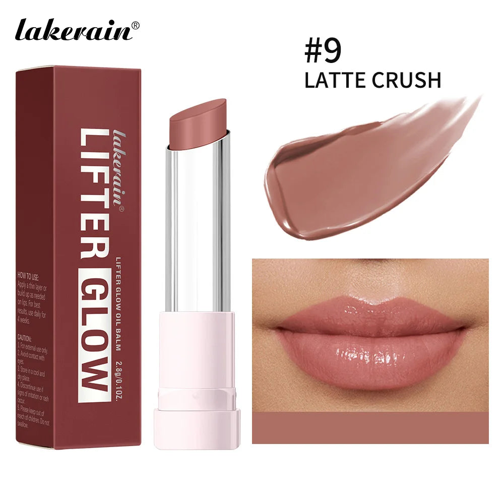 Lifter Glow Lip Oil Balm Deep Nourishing Smooth-melt Texture Glossy Glazed Lip Effect Moisturizing Lip Balm Natural Lip Makeup