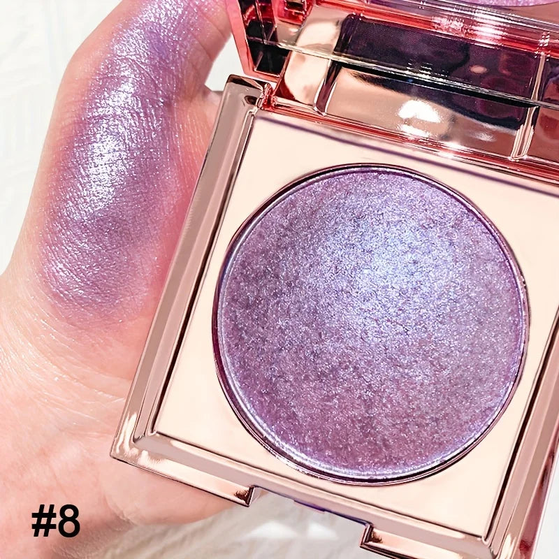 Compact - Waterproof, Full Coverage for All Skin Tones, Long-Lasting Shimmer & Dazzling Glitter Finish Christmas Makeup