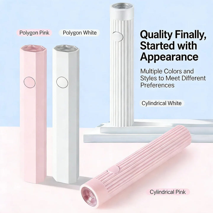 Convenient Handheld Mini Uv Light Cure Nails Lamp for Gel Nails Led Nail Lamp for Gel Polish Manicure Nail Dryer for Fast Curing