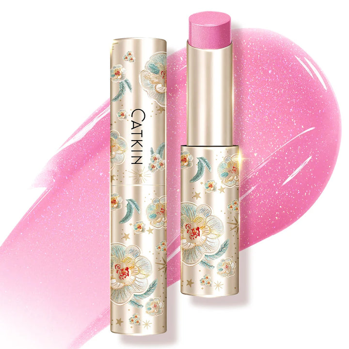 CATKIN GLOSSY LIP BALM Hydrating Lip Balm in 6 Vibrant Colors Moisturize, Protect & Soothe