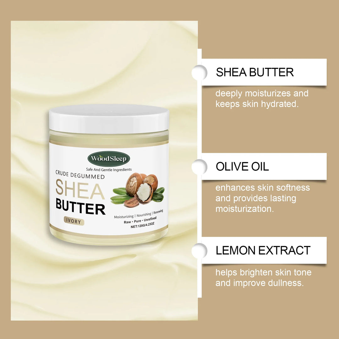 Natural Shea Butter Organic Removes Dry Skin on the Legs Arm Buttocks Deep Hydration Moisturizing Skin Crack Remover Moisturizer