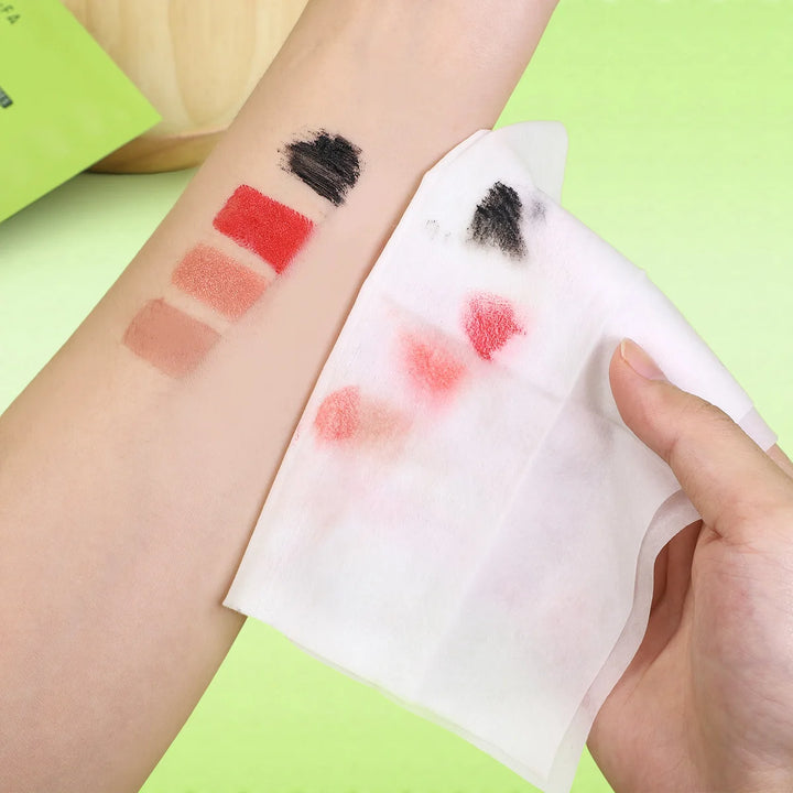 1/2/3 box of avocado makeup remover wipes, gently remove makeup and deeply clean facial skin, individually packaged.