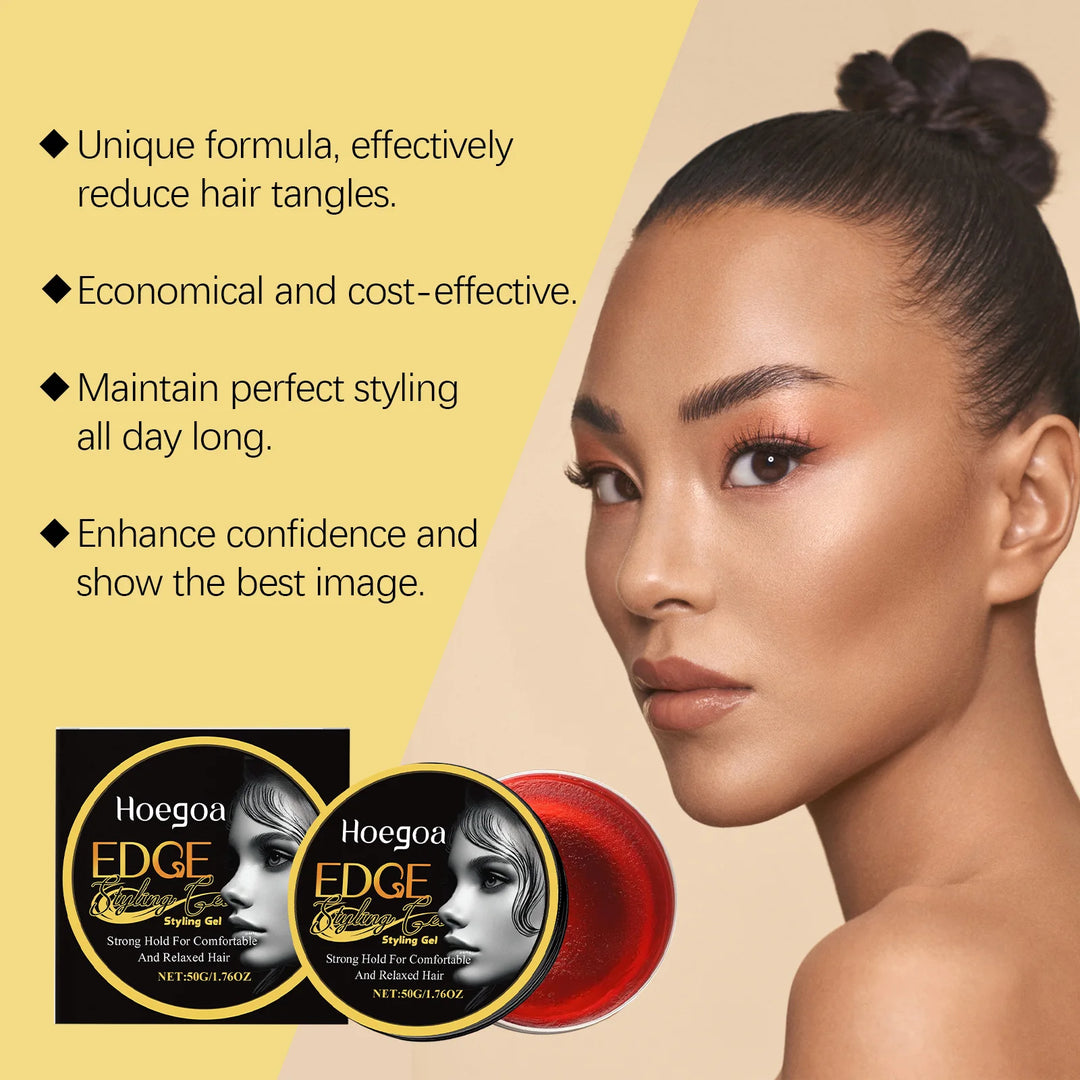 Long Lasting Hair Styling Wax No Greasy Feeling Quickly Fix Broken Hair Hold Pomade Control Frizz Flyaway Hair Styling Gel