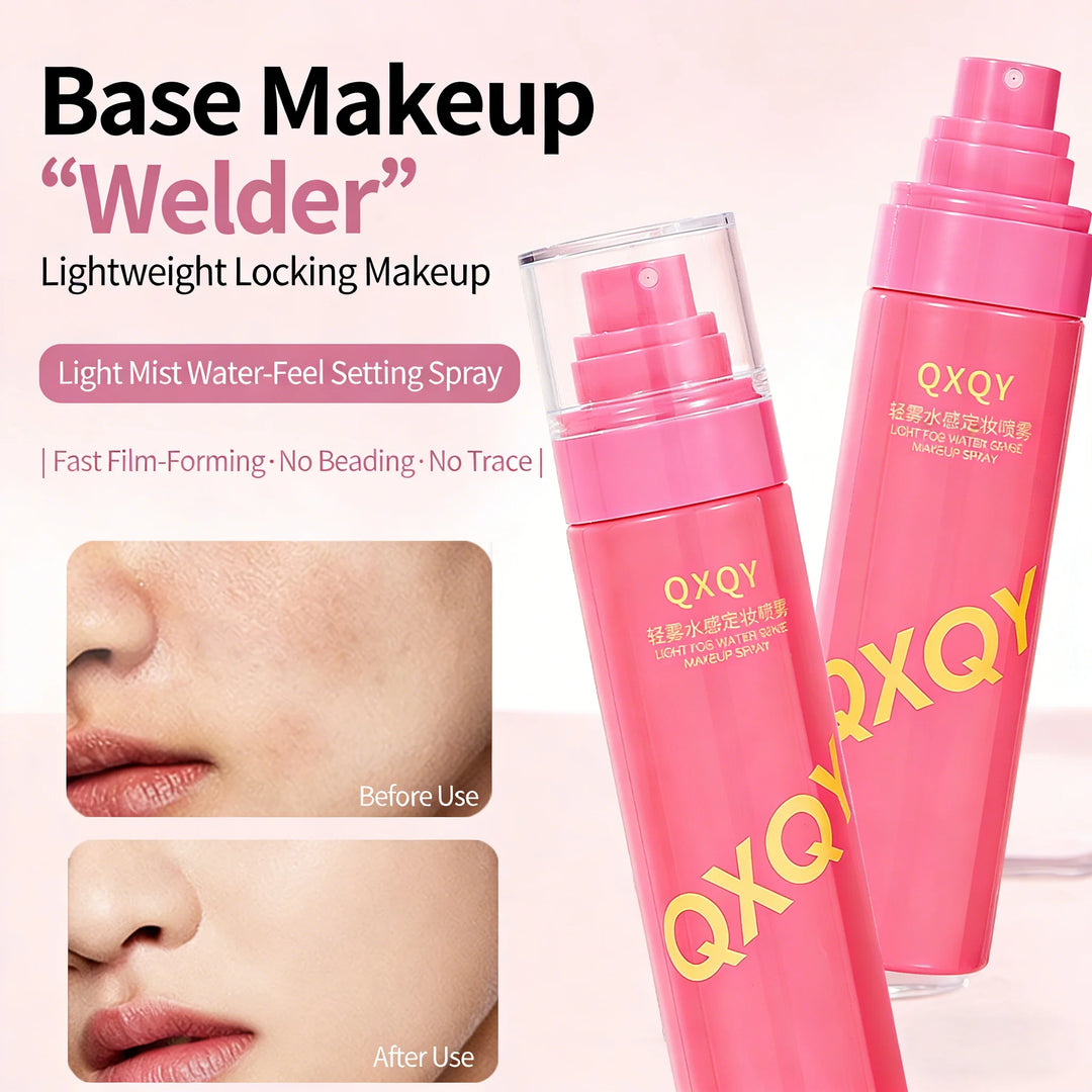 QXQY Waterproof Setting Spray Glossy Matte Base Makeup Control Oil Non-Sticky Waterproof Make-up Fixer Spray for All Skin