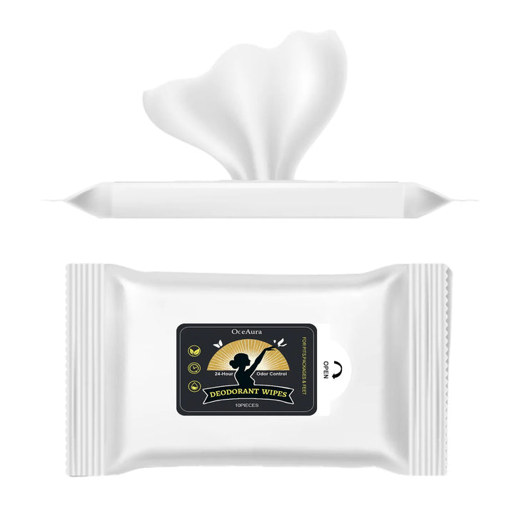 Odor-Removing Wipes for Sports Sweat – Gentle Cleansing Body Wipes to Eliminate Odors and Leave a Fresh Scent