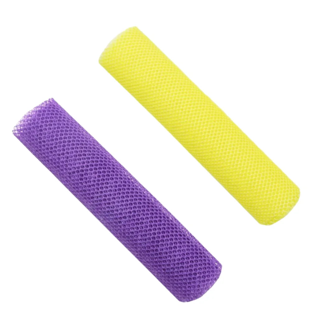 2pcs African Exfoliating Sponges Towel Mesh Bath Scrub Washcloth Double Side Wash Bath Loofah for Smooth Skin Back Shower Scrubb