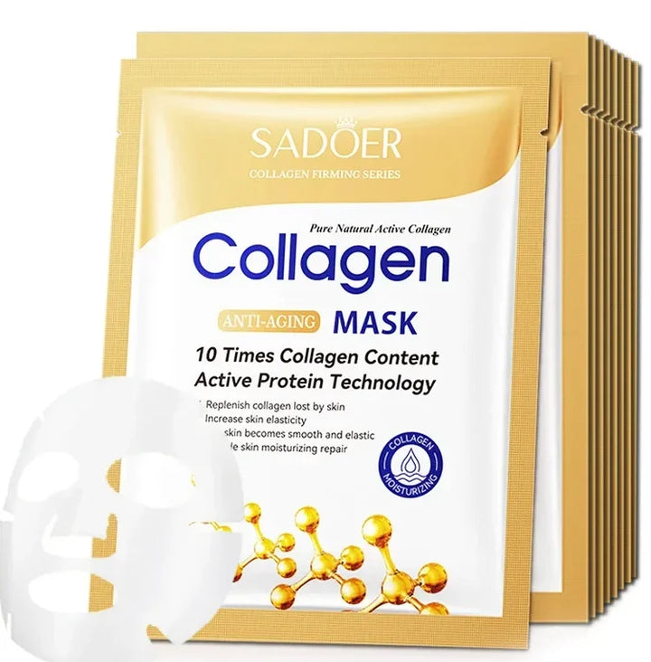 20Pcs Face Mask Sets Fresh Fruit Face Care Sheet Masks Hydrating Anti-aging Oil Control Acne Treatment Facial Mask Skin Care Set