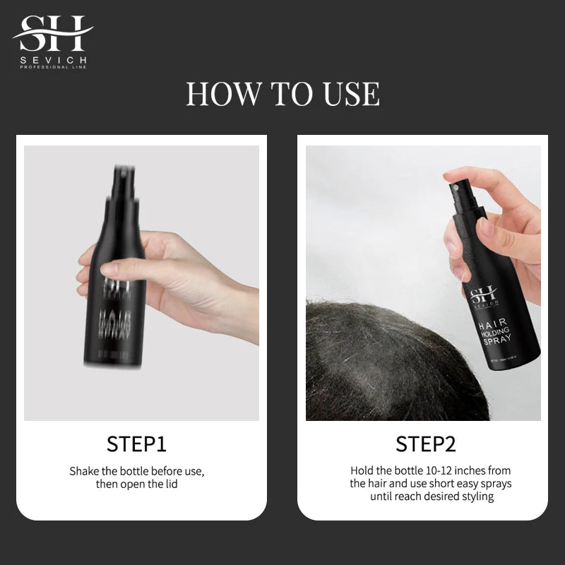 100ml SEVICH Hair Fiber Styling Hair Holding Spray New Style Hair Spray Thickening Mist for Men and Women