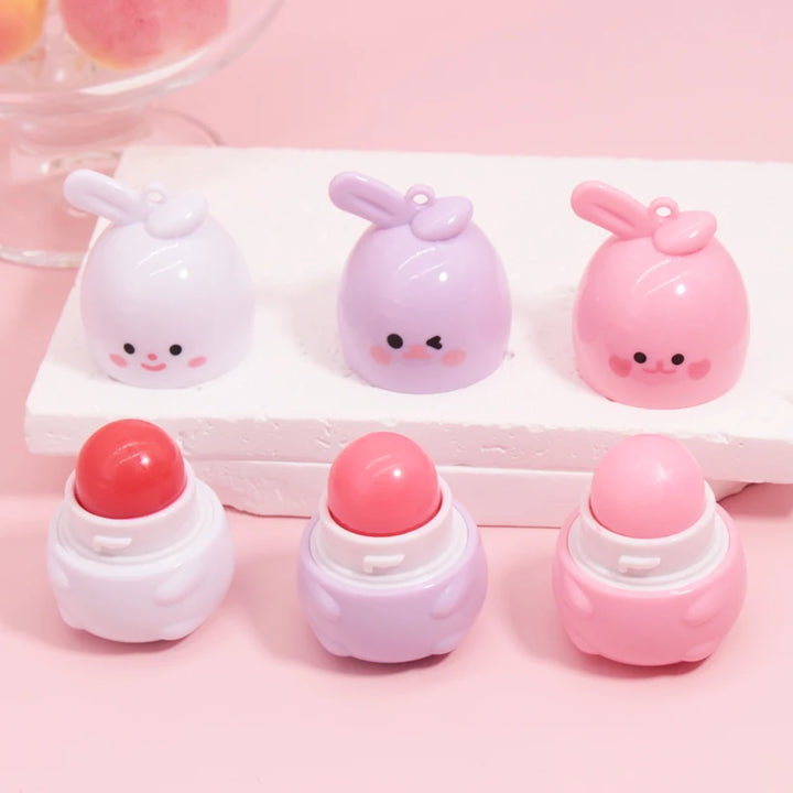 Goody Bunny Lip Balm Color Changing Moisturizing Repairing Lipstick Waterproof Anti-Dry Cracked Warm Change Lipstick