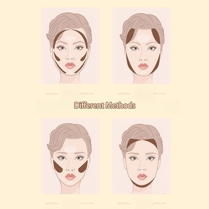 Bronze Contouring Palette Makeup Matte Blush Powder Highlighter Brightening Silkworm Rouge Cream Modify Concealer Cosmetics