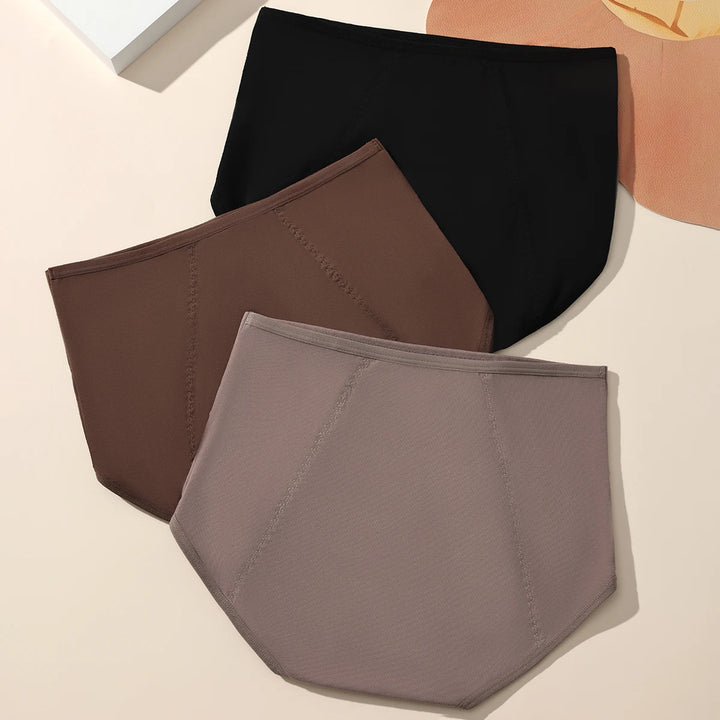 Hotcom Black Menstrual Underwear for Women Leak-Proof Sanitary Pants Comfortable Disposable Feminine Hygiene Period Protection
