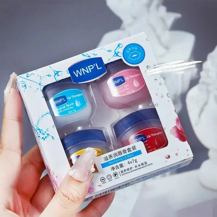 8/6/4pcs Moisturizing Lip Balm Set Lip Care Moisturizing Base Natural Plant Base Moisturizing Crack Lip Care Jelly Moisturizer