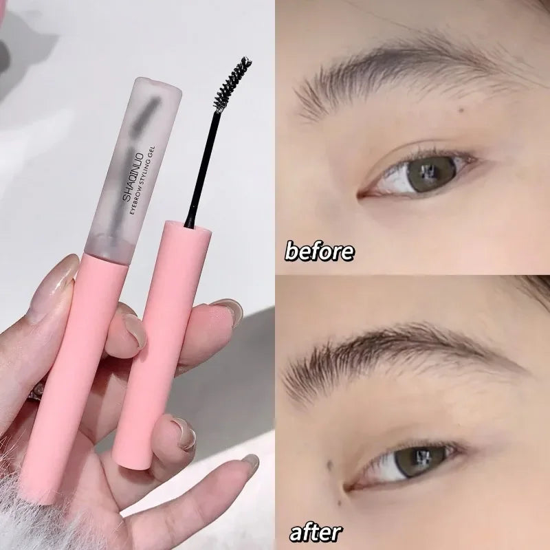 Waterproof Transparent Gel Eyebrow Styling Cream Lasting Fixing Brow Enhancers Makeup Clear Liquid Eyebrow Sealed Layer Cosmetic