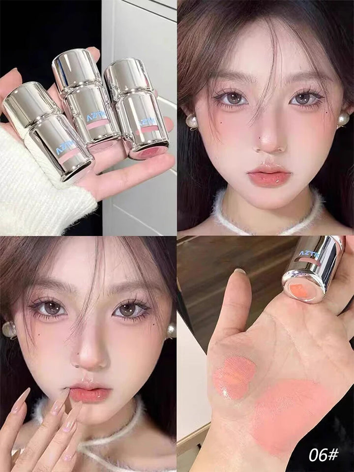 AZTK Liquid Blusher Jelly Color Chinese Blusher Makeup JC04 Aztk Brighten Face Nude Pink Purple Tint Blush Matte Rubores Rouge