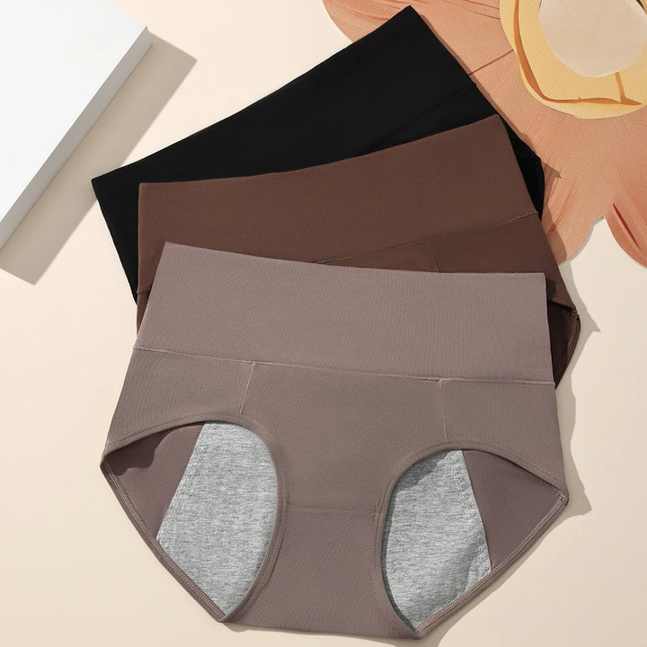 Hotcom Black Menstrual Underwear for Women Leak-Proof Sanitary Pants Comfortable Disposable Feminine Hygiene Period Protection