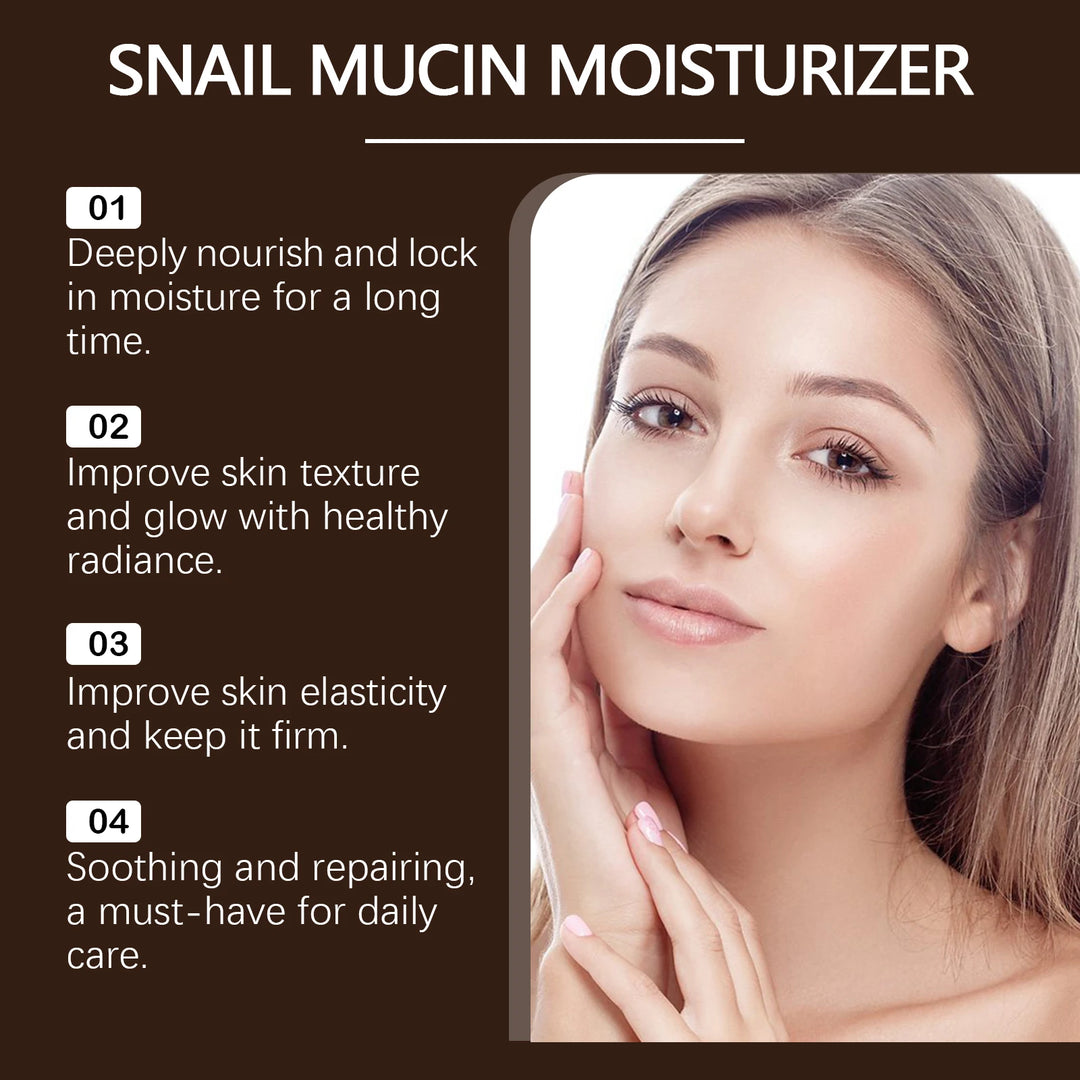 95% Snail Mucin Moisturizer Collagen Rejuvenating Anti Aging Wrinkles Firm Lift Brighten Retinol Hyaluronic Acid Day Night Cream