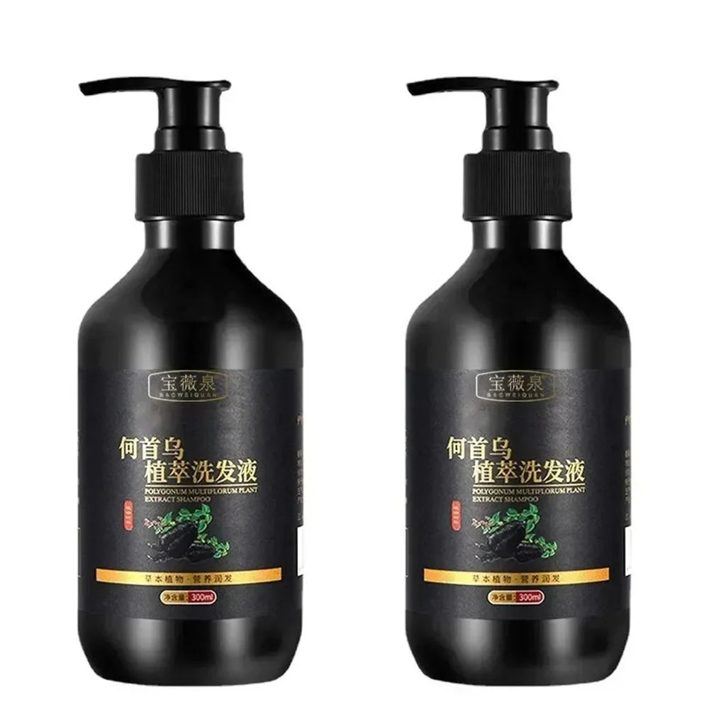 Herbal Polygonum Multiflorum Shampoo Oil Control, Dandruff Control, Itchy Relief Shampoo for Men and Women