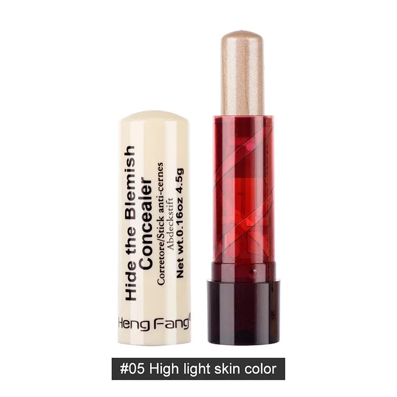 Hot Makeup Face Blush Contour Highlighter Stick Foundation Dark Circles Corrector Bronzer Base Concealer Pencil Face Foundation