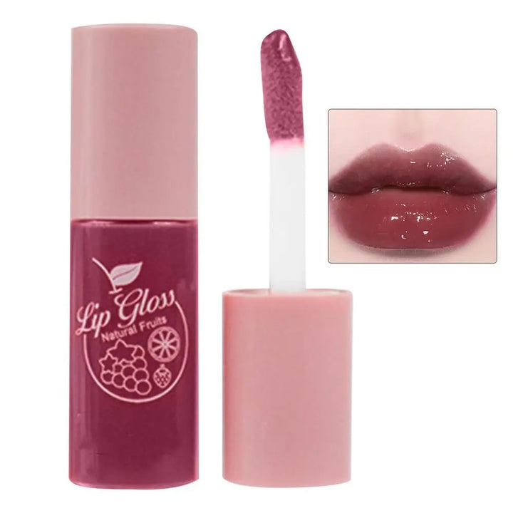 1pc Brightening Lip Line Lip Plumper Clear Lip Gloss Plumping Lip Oil Moisturizing Oil Glossy Transparent Hydrating Lip Gloss