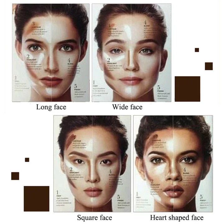 Hot Makeup Face Blush Contour Highlighter Stick Foundation Dark Circles Corrector Bronzer Base Concealer Pencil Face Foundation