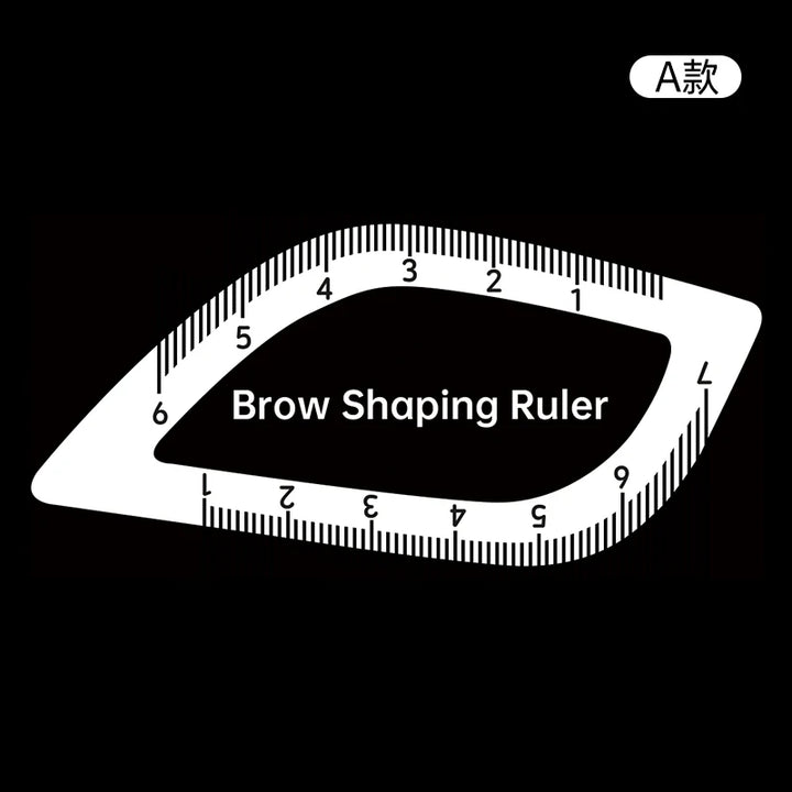 1PC Brow Mapping Ruler Eyebrow Shaping Ruler 1 Minute Fast Drawing Design Brow Easy Tool Microblading Permanent Mekup Stencils