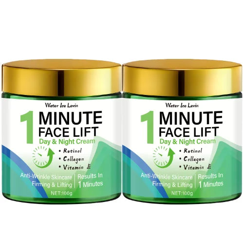 Minute Face Lift Day & Night Cream with Retinol & Collagen for Instant Firming & Deep Moisture.