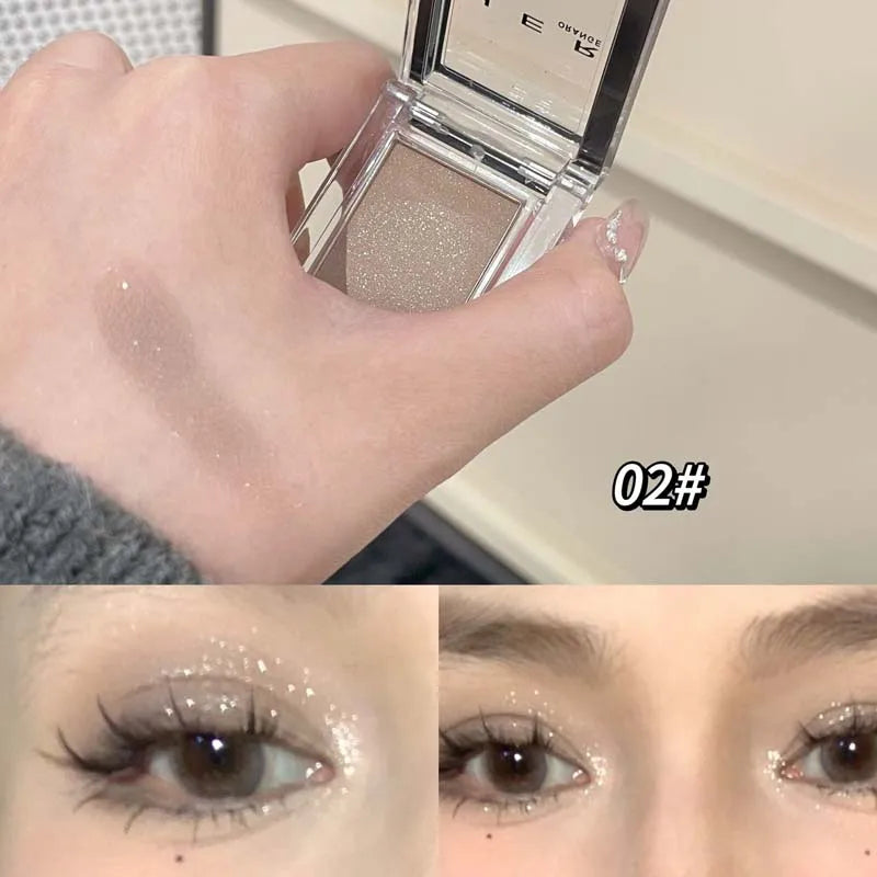 Herorange Glitter Single Eyeshadow No Fallout Diamond Sparkle Multi Use Inner Corner under Eye Fairy Makeup