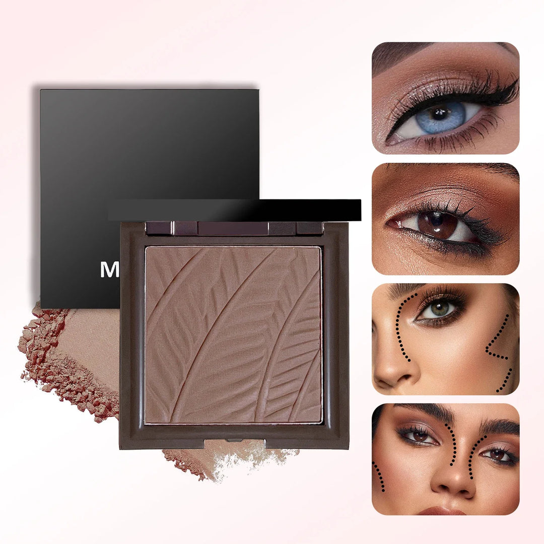 Star Eyes Mini Silver Block 3-in-1 Multifunctional Powder – Highlighter, Eyeshadow & Contour, All-in-One Formula, No Fallout