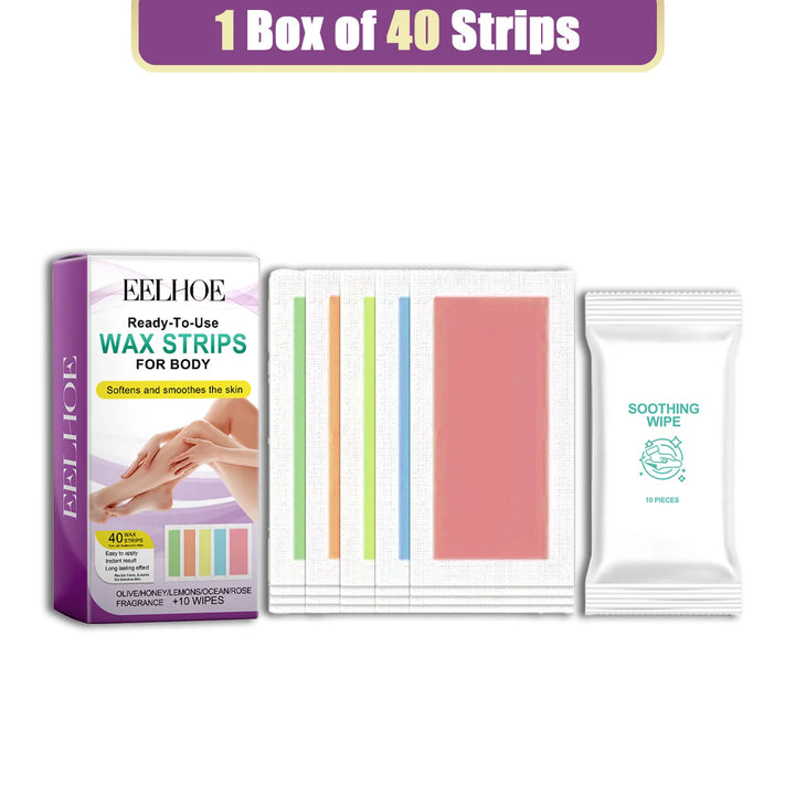 EELHOE Hair Removal Wax Strips Nonwoven Body Cloth Professional Face Body Neck Leg Lip Hairs Remover Beauty Body Care Wax Paper