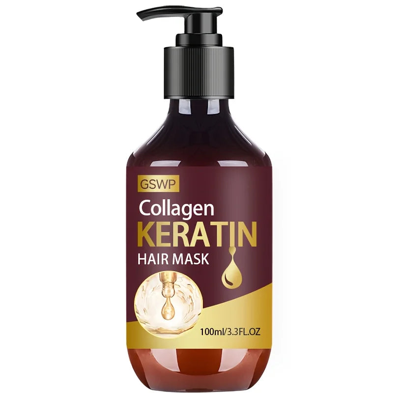 GSWP Collagen Keratin Hair Mask, Suitable for Dry Hair Moisturizing, Thermal Protection, 7in 1 Hair Mask, 100/200mL