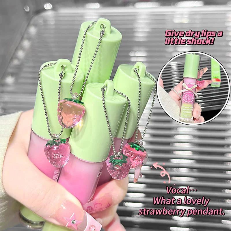Cappuvini Lip Balm Water Light Moisturizing Hydrating Anti-Wrinkle Lip Care Korean Style Plump Lips Low Price Mirror Type Unisex Winter Essential