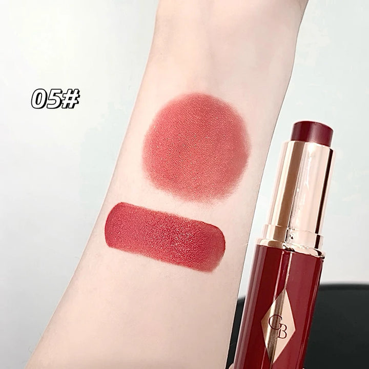 Jelly Blush Stick Multi-use Lip & Cheek Tint Soft Glow Hydrating Glowing Natural Low Saturation Pink Purple Blush Korean Makeup