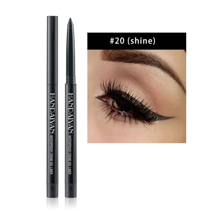 20 Colors Waterproof Matte Eyeliner Gel Long Lasting Professional Sweatproof Non-smudge Multicolor Ultra-fine Eyeliner Pencil