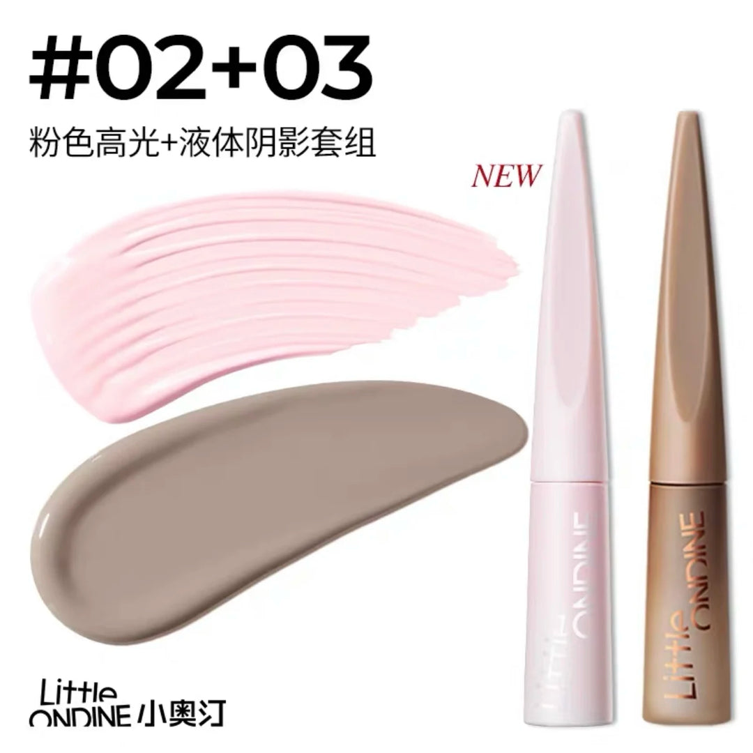 Little Ondine Liquid Contouring Concealer High Gloss Stick Refinish Brightening Matte Shadow 3D Nose Tear Groove Lying Silkworm