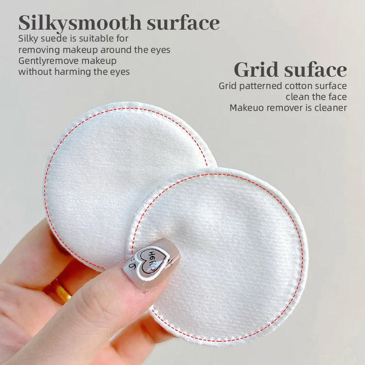 150PCS/300PCS professional round make-up, which can be used for daily cleaning, makeup removal and wet dressing.