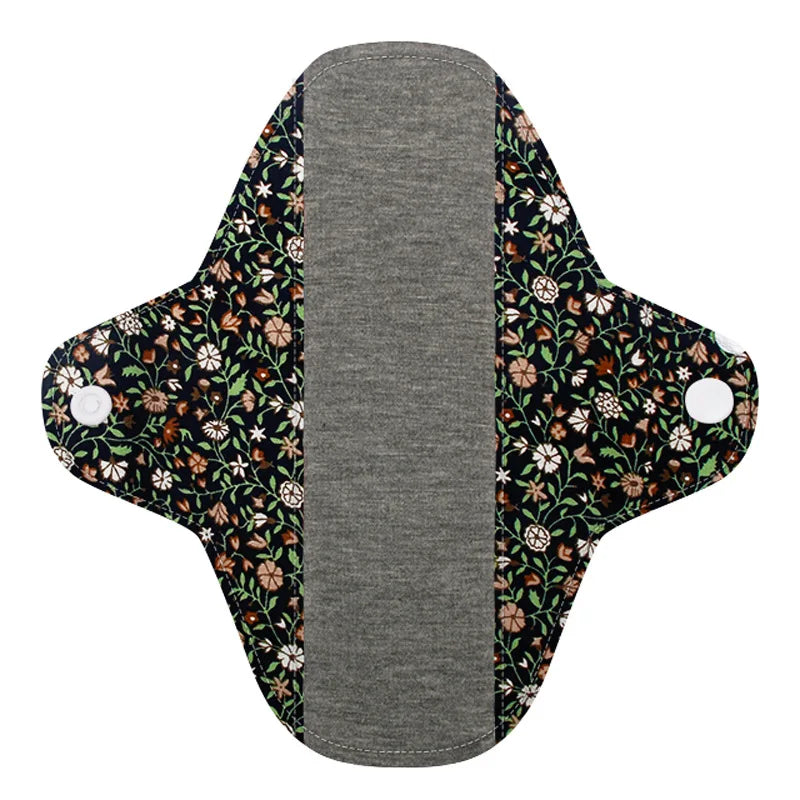 5PCS Reusable Washable Menstrual Pads Graphene Cotton Waterproof Leakproof Sanitary Pads For Women Postpartum Free Storage Bag