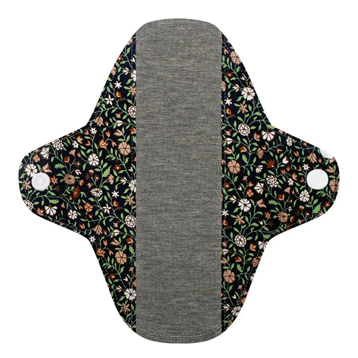 5PCS Reusable Washable Menstrual Pads Graphene Cotton Waterproof Leakproof Sanitary Pads For Women Postpartum Free Storage Bag