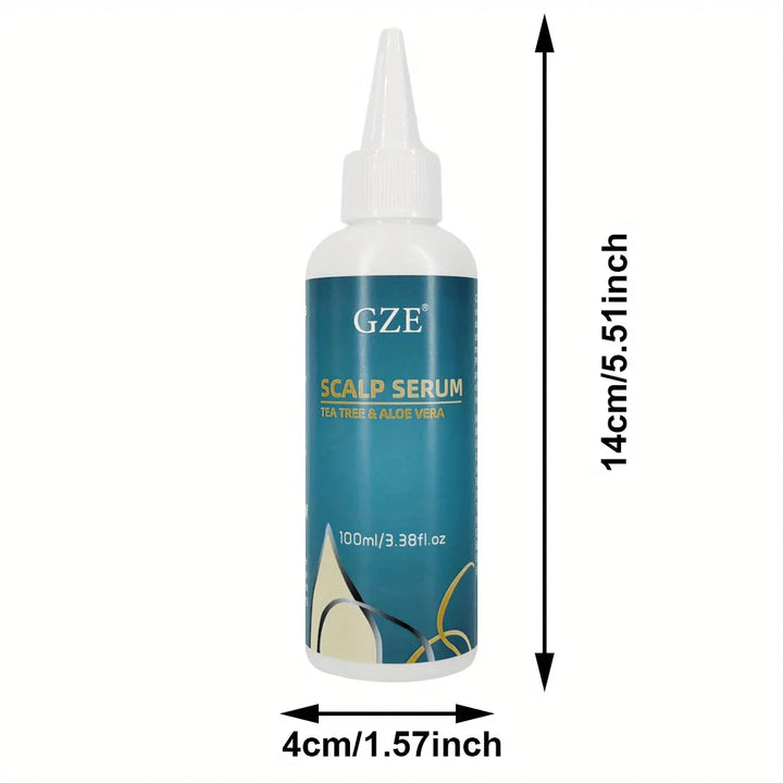 GZE Scalp Serum With Tea Tree & Aloe Vera Leave-In Conditioner Remove loose dandruff flakes For Dry Scalp for Women and Men