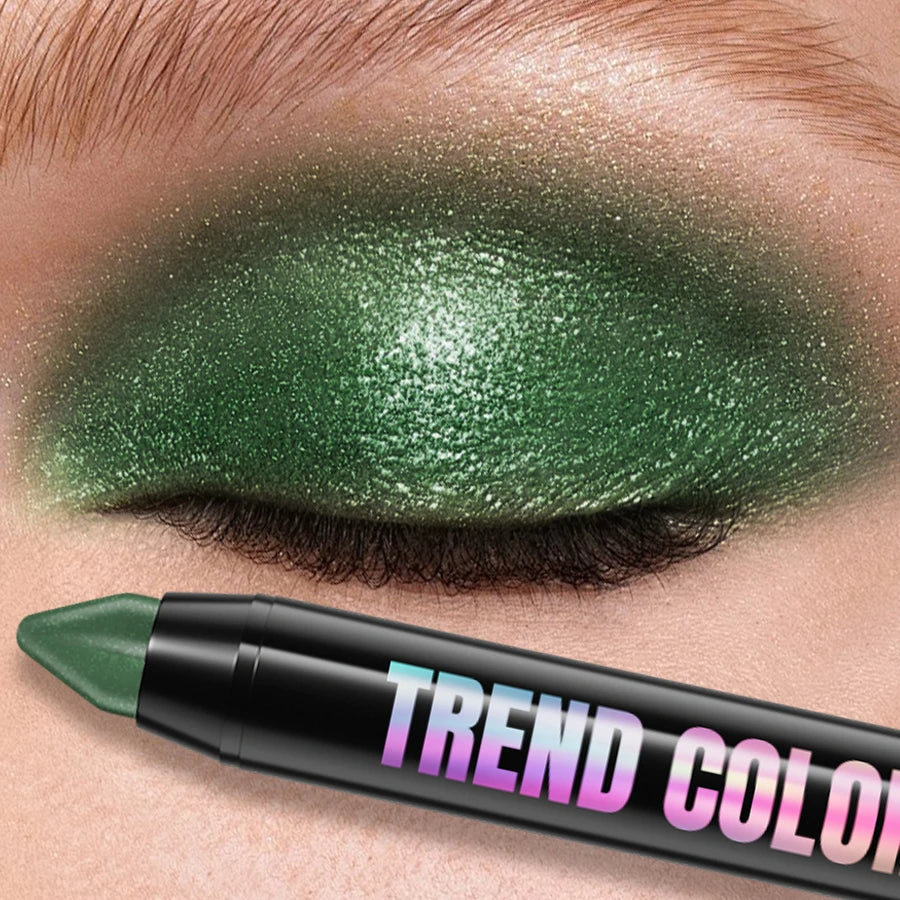 25 Colors Glitter Eyeshadow Eyeliner Pencil Waterproof Pearlescent Matte Nude Eye Shadow Korean Makeup Gift Highlighter Pen Tool