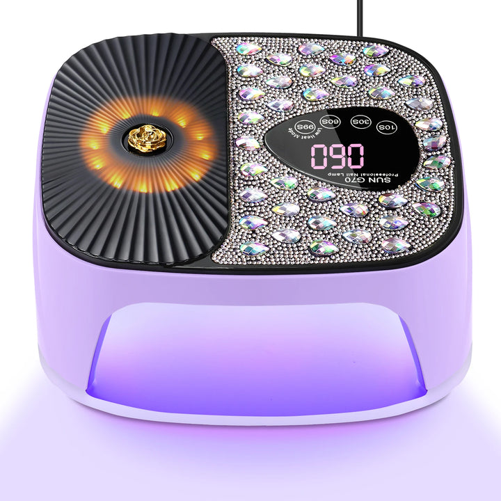 Professional Gel Nail Lamp 45 LED UV Nail Dryer with 4 Timers and Automatic Sensor Nail Curing Lamp Nail Salon Equipment