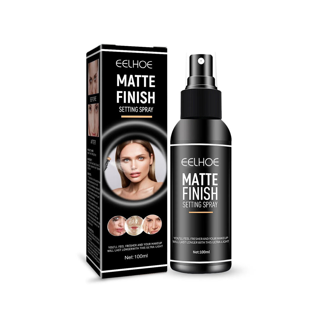 EELHOE Makeup Setting Spray Matte Finish Waterproof Long Lasting Oil Controling Refreshing Quick Foundation Fixer Make Up Spray