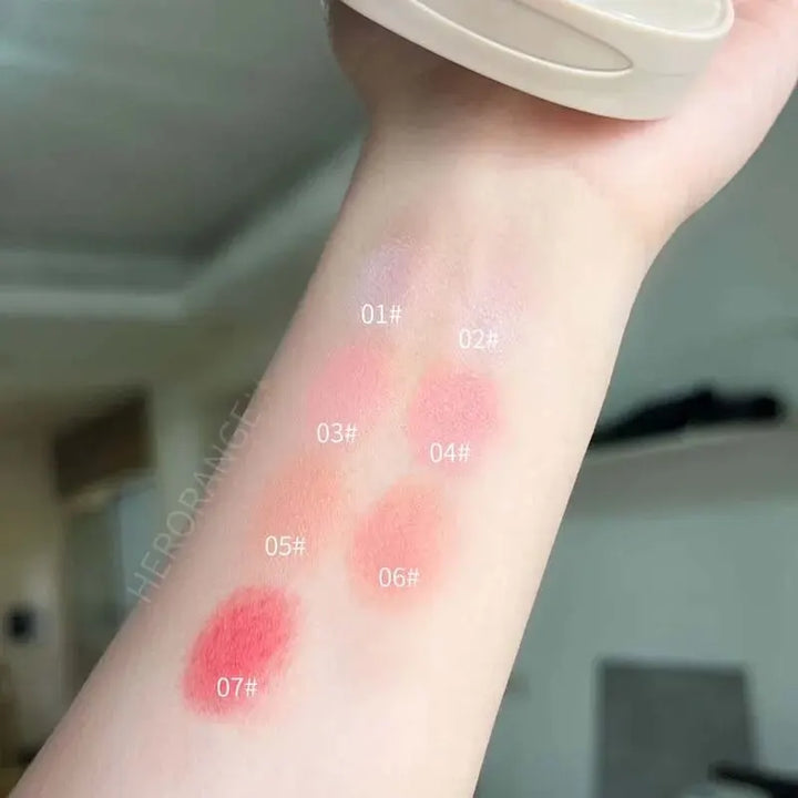 HERORANGEHR526 Monochromatic Blush Is Waterproof, Sweat-proof, Colorfast, and Durable. Six Colors Are Available.