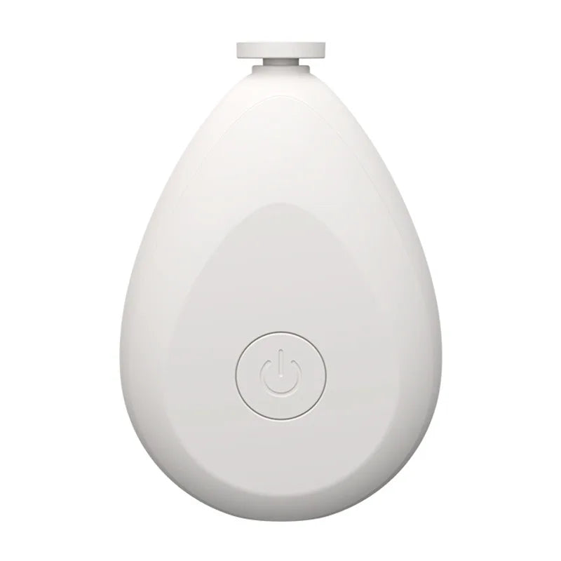 Newborn electric nail file + scissor set, safe round tip, anti-scratch, portable recharge, must.