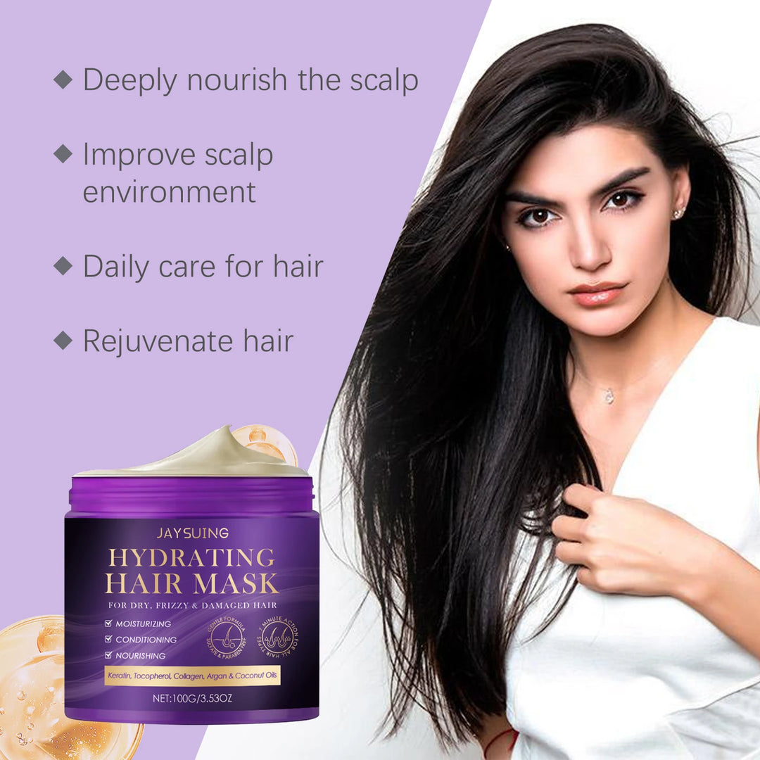 Collagen Moisturizing Hair Mask Nourish Scalp Enhance Hair Roots Improve Drying Reduce Hair Breakage Repair Hair Conditioners