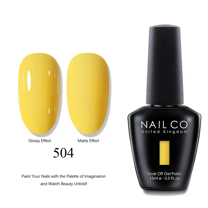 NAILCO Top Coat Base Coat Magic Remover Lacquer UV Color Gel Nail Polish Esmalte Soak Off Semi Permanente Vernis Nails Art Tips