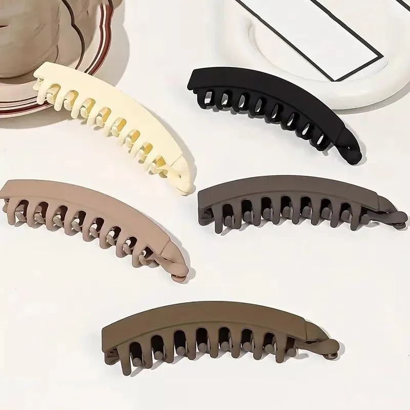1pc/5pcs Banana Hair Clips,5 Inch Large Banana Clip for Thin Fine Thick hair,Non Slip Banana Claw Clips for Women