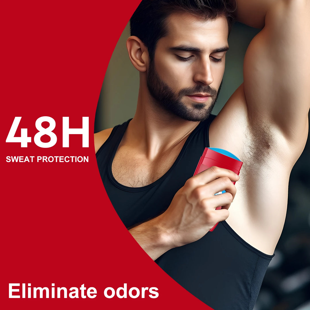 Aluminum Free Deodorant for Men,48H Odor Protection,48H Freshness & Lasting,with Sandalwood Cedarwood Scent,85g/3OZ