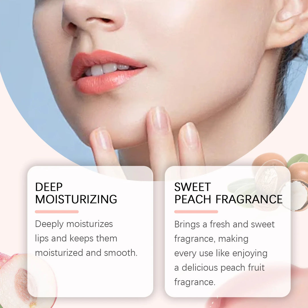 Peach Brightening Lip Scrub Exfoliating Pink Plumper Moisturize Smooth Skin Repair Lighten Fine Line Dead Skin Remover Lip Scrub