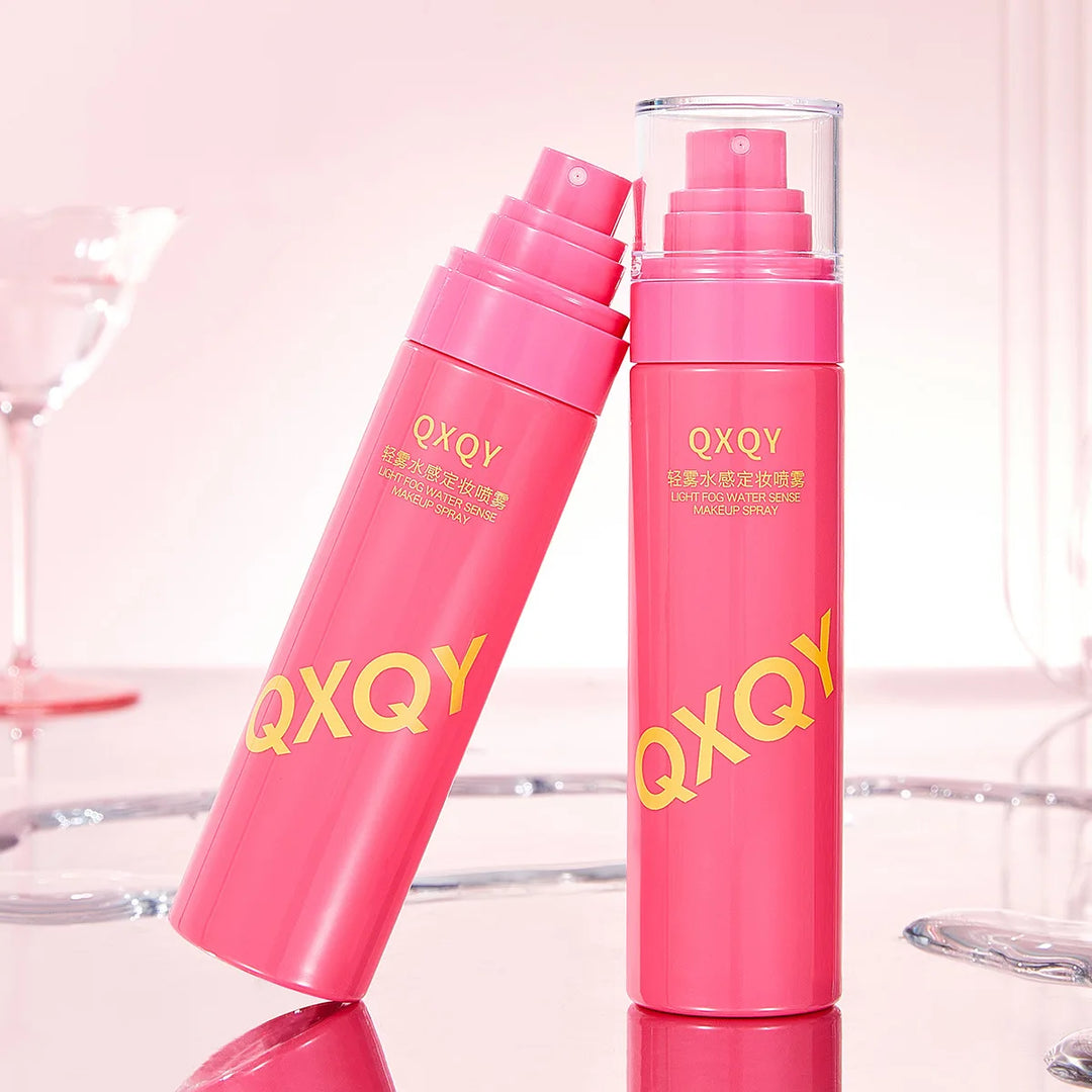 QXQY Waterproof Setting Spray Glossy Matte Base Makeup Control Oil Non-Sticky Waterproof Make-up Fixer Spray for All Skin
